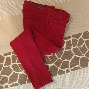 Burgundy legging pants